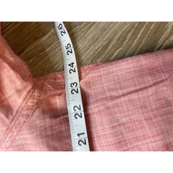 American Rag Red Shoulder Tabs Button Down Collared Western Shirt Sz XL - Picture 6 of 8